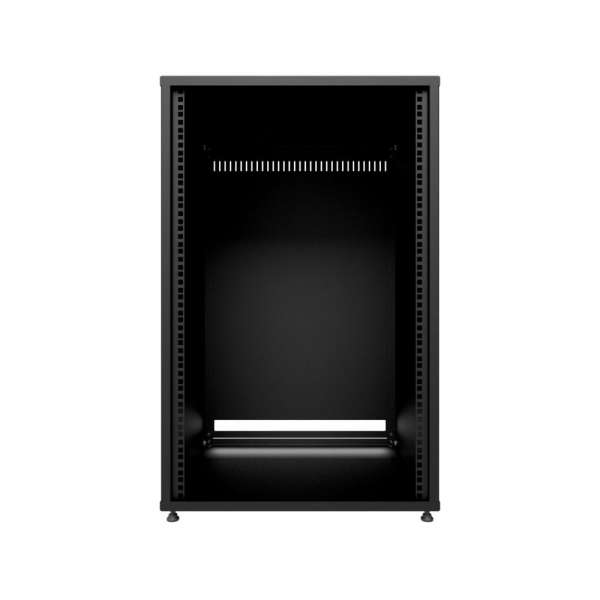 19" Geschlossenes Schrank-Rack mit Seiten- und Rückwänden 18RU, 200 kg, 540W X 500D X 842H