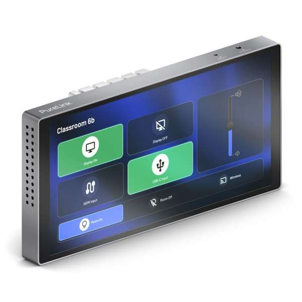 PureTools - Programmierbares In-Wall Touchpanel mit integrierter Steuerung / GUI-Designsoftware, grau