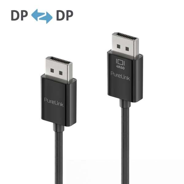 DisplayPort auf DisplayPort Kabel - 4K60 - iSerie - schwarz - 1,50m