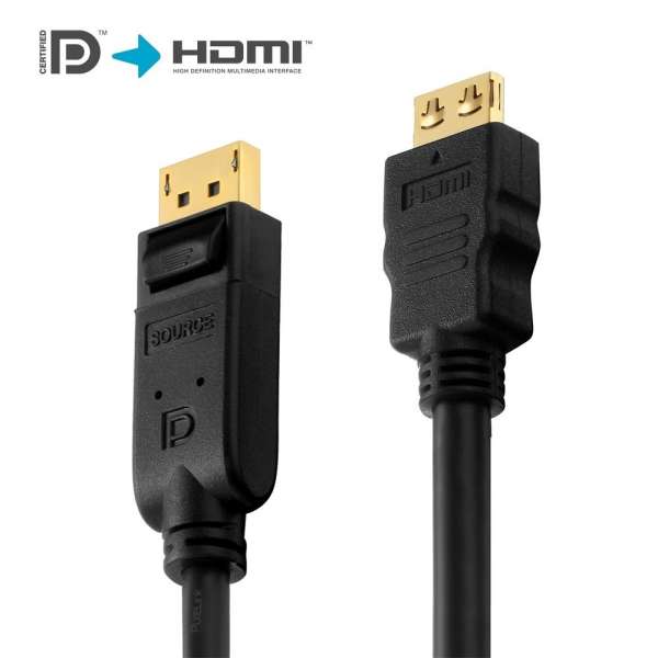 DisplayPort zu HDMI Kabel - PureInstall 10,00m
