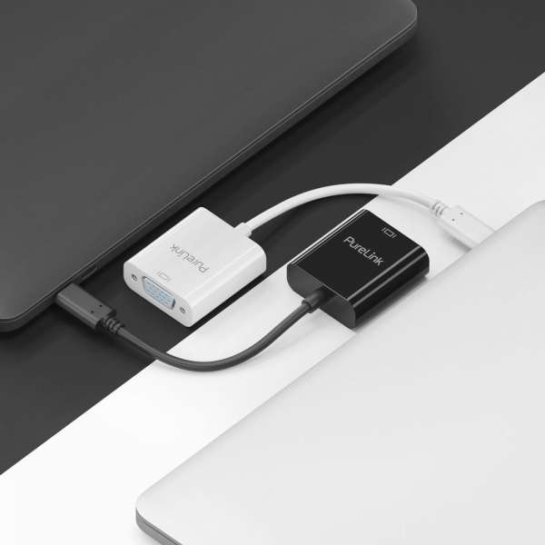 USB-C auf VGA Adapter - 1200p - iSerie - weiß - 0,10m