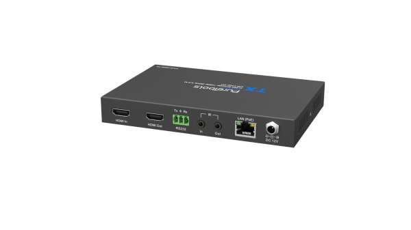 PureTools - HDMI IP Transmitter, 1080p (60Hz 4:4:4), H.264 IP Streaming-Encoder mit HDMI loop out, PoE und Live-Vorschau
