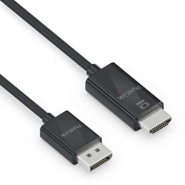 DisplayPort auf HDMI Kabel - 4K60 - iSerie - schwarz - 1,50m