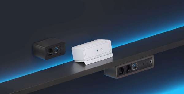 mediahub2 - Wandhalterung (weiß) - Für die Montage des mediahub2 an einer Wand oder einer anderen ebenen Fläche.