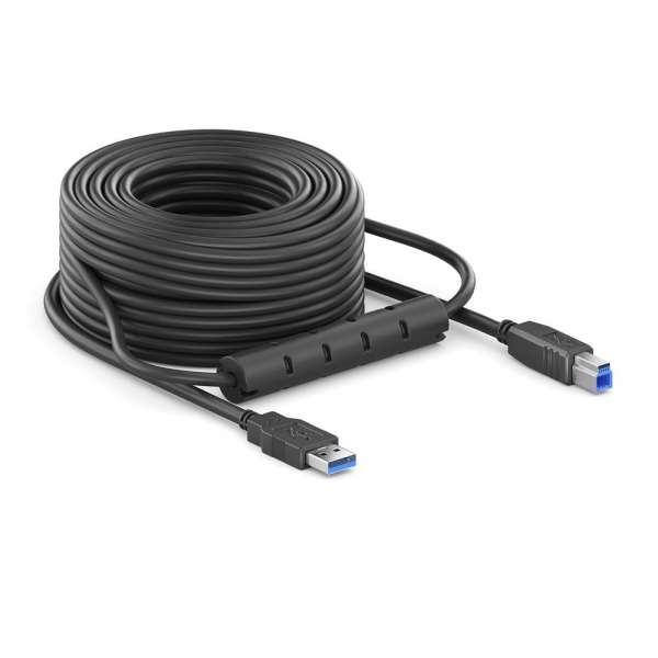USB 3.2 Gen. 1x1 Aktiv Kabel - schwarz - 5,00m