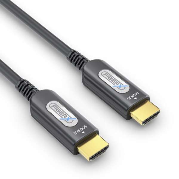 FiberX Serie - HDMI 4K Gepanzertes Glasfaser Extender Kabel - 20m