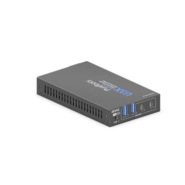 PureTools - USB3 Cat Extender Hub (geräteseitig) - USB 3.2 Gen1 Data Extender Hub mit vier Geräteanschlüssen