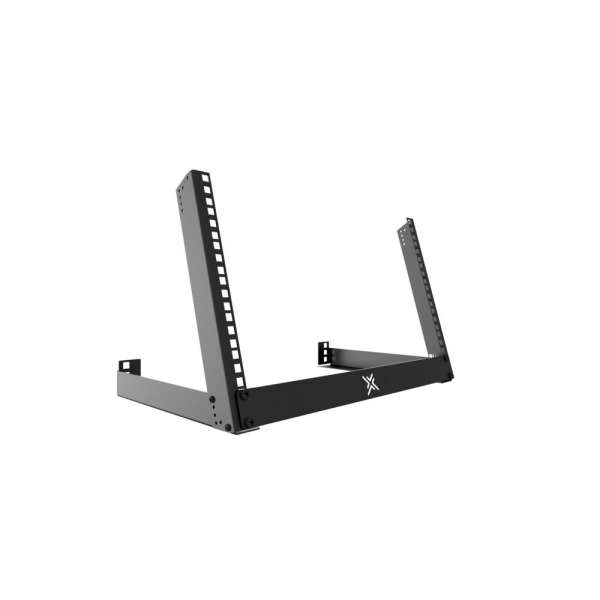 19"-Schreibtisch-Rack mit offenem Rahmen 6 HE, 30 kg Tragfähigkeit, 508 B x 308 T x 315 H