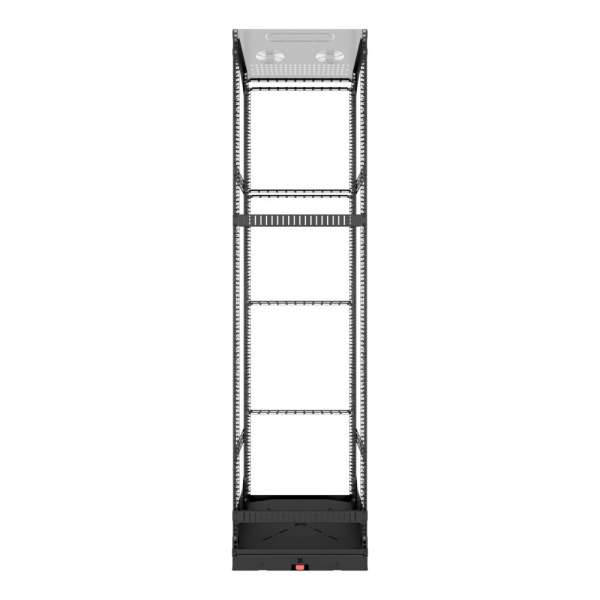 19" Ausziehbares und drehbares Rack 42RU, 125 kg Last, 490B X 498T X 1950H