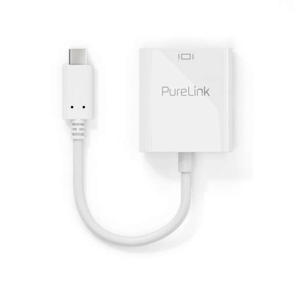 USB-C auf VGA Adapter - 1200p - iSerie - weiß - 0,10m