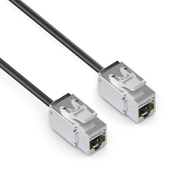 mediahub2 - CAT6a F/F Pigtail-Kabel - 0,30m