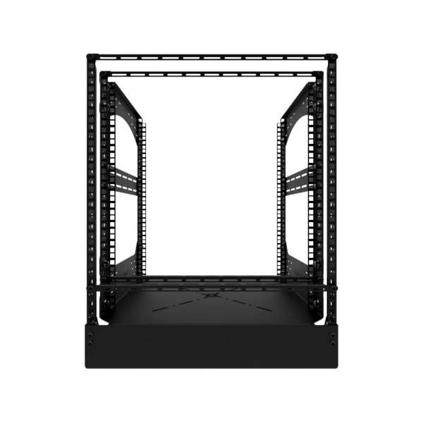 19" Auszieh- und drehbares Rack 12RU, 200kg Traglast, 490B x 510T x 606H