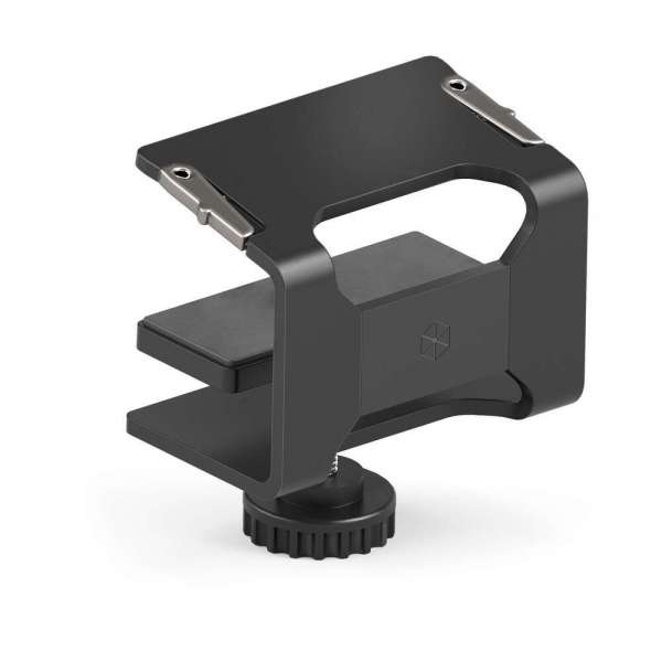 mediahub2 - Tischklemme (schwarz) - Eine sichere Befestigungsmöglichkeit für die freistehende Konfiguration des mediahub2 auf dem Tisch.