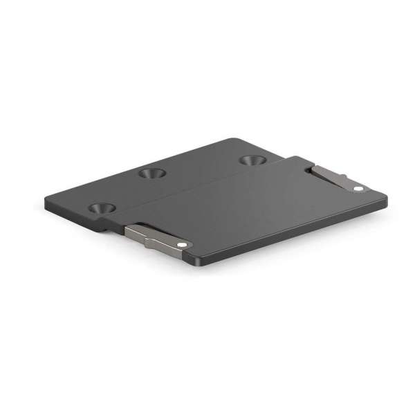 mediahub2 - Untertischhalterung (schwarz) - Für die bündige Montage des mediahub2 unter einem Tisch oder Regal etc.