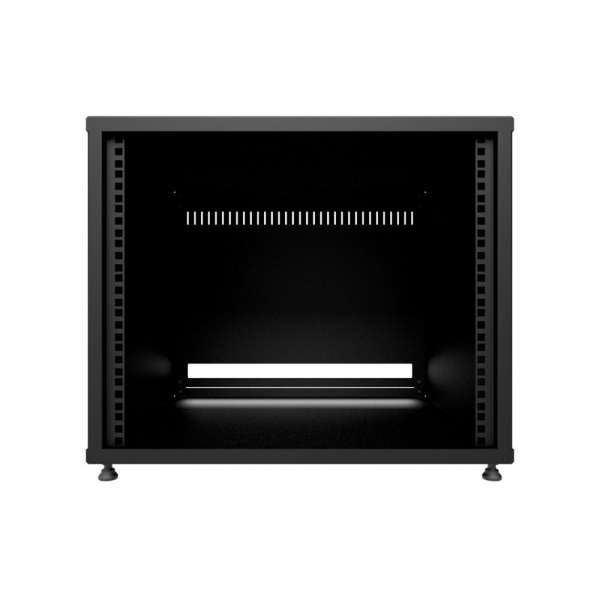 19" Geschlossenes Schrank-Rack mit Seiten- und Rückwänden 9RU, 200 kg, 540B X 500T X 442H