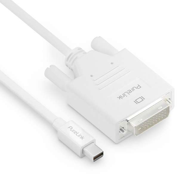 Mini DisplayPort auf DVI Kabel - 1920x1200 - WUXGA - iSerie - weiß - 1,50m