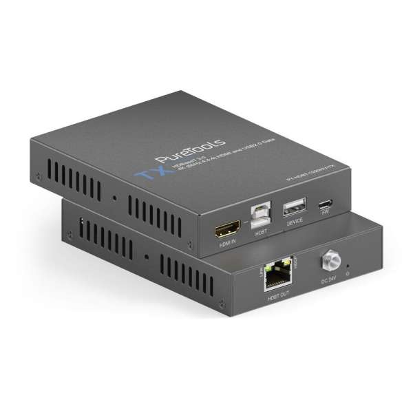 PureTools - HDBaseT 3.0 HDMI und USB Transmitter - HDBaseT 3.0 4K (60Hz 4:4:4) HDMI und USB2.0 Daten