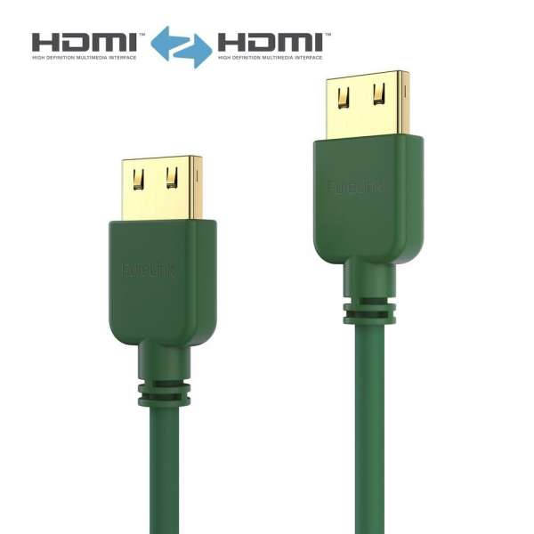 HDMI Kabel - PureInstall - Slim 2,00m - Grün