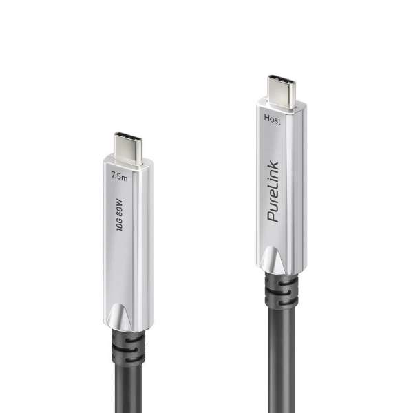 FiberX Serie - USB 3.2 Gen2x1 Aktives Glasfaser Kabel USB-C 7,50m