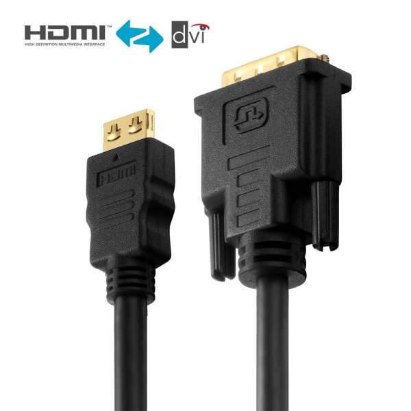 HDMI/DVI Kabel - PureInstall 1,00m