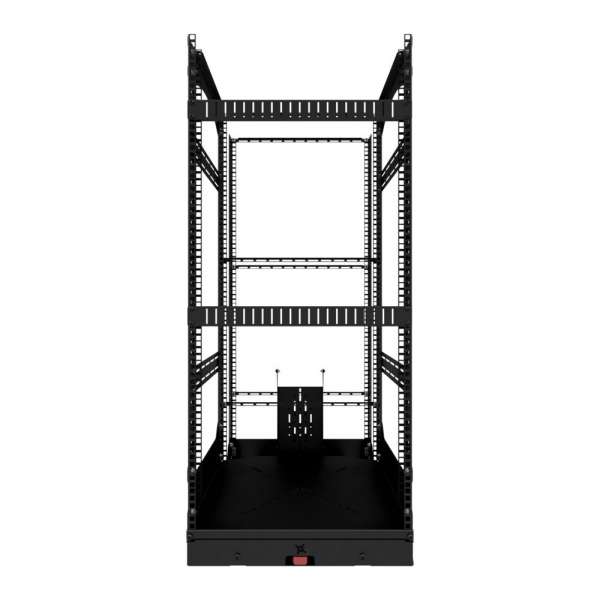 19" Auszieh- und drehbares Rack 20RU, 130kg Traglast, 490B x 608T x 970H