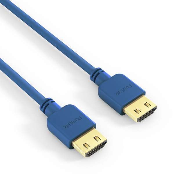 HDMI Kabel - PureInstall - Slim 1,50m - Blau