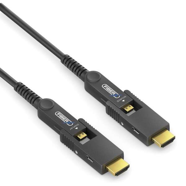 FiberX Serie - Micro HDMI/HDMI 4K Glasfaser Verlängerung - 5m