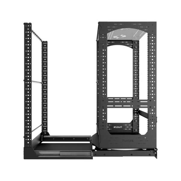 19" Auszieh- und drehbares Rack 20RU, 130kg Traglast, 490B x 498T x 970H