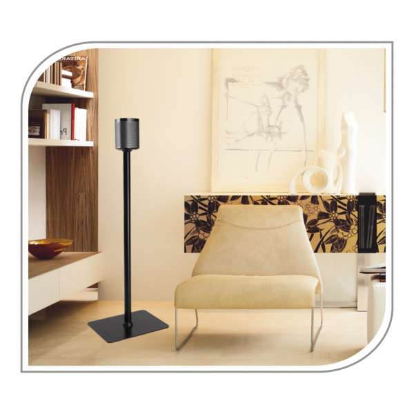 PureMounts® Lautsprecher Stand Play1, schwarz