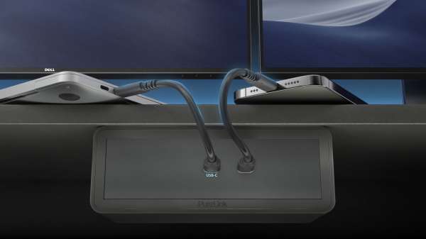 mediahub2 - 7 Steckplätze, freistehend, Tischmodell - schwarzes Gehäuse und matt-schwarze Module. M2 Dock. Buchse - Keine. Stecker - Keiner.