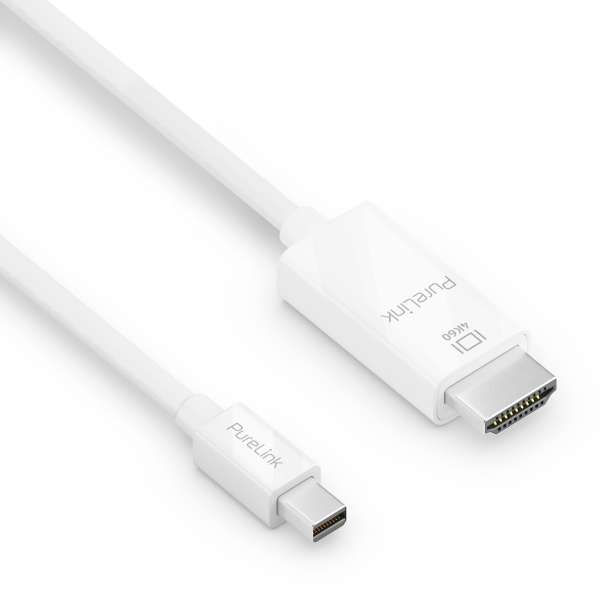 Mini DisplayPort auf HDMI Kabel - 4K60 - iSerie - weiß - 2,00m