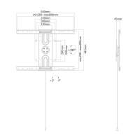 Vorschau: PureMounts® Querformat/Portrait-Wandhalterung für Flachbildschirme, schwarz Vorschau: PureMounts® Querformat/Portrait-Wandhalterung für Flachbildschirme, schwarz