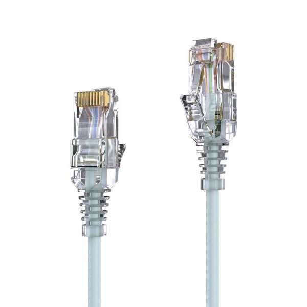 CAT 6 Patchkabel. SLIM - UTP - LSOH - grau - 0,50m