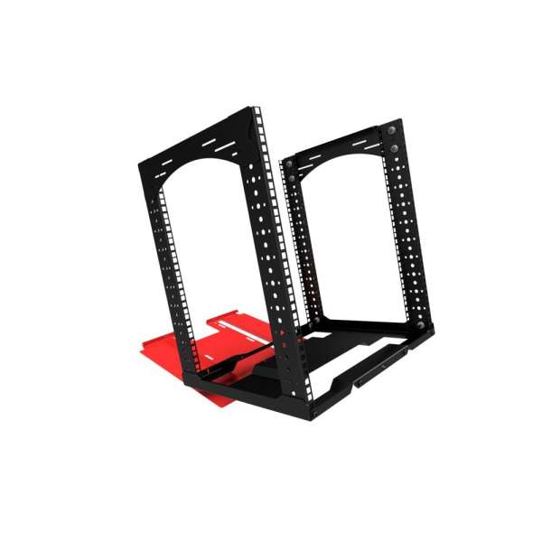 19"-Rack, abnehmbarer Sockel mit 12 HE, Tragfähigkeit 35 kg, 490 B x 422 T x 540 H