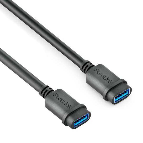 mediahub2 - ICS-kompatibles USB-A F/F Pigtail-Kabel - 0,30m