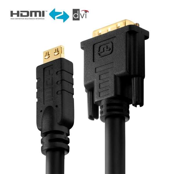 HDMI/DVI Kabel - PureInstall 7,50m
