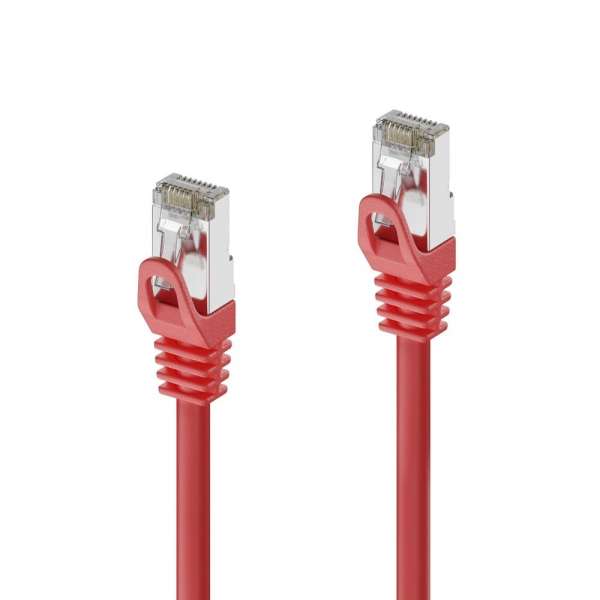 CAT 6A Patchkabel. S/FTP - rot - 0,50m