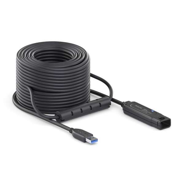 USB 3.2 Gen. 1x1 Aktiv Verlängerung - schwarz - 15,0m