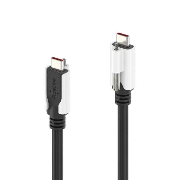 USB-C True Locking System Clip - PureInstall - weiß, 10er-Set
