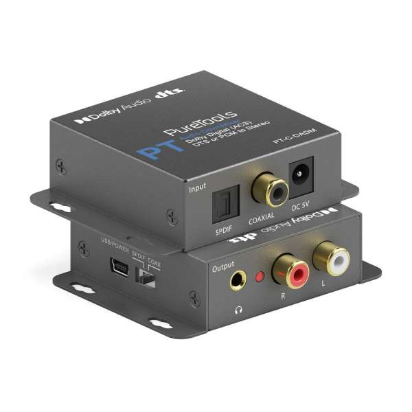 PureTools - Digital zu Analog Dolby/DTS DownMixer - Dolby Digital (AC3), DTS oder PCM zu Stereo