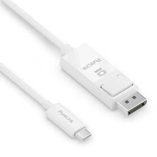 USB-C auf DisplayPort Kabel - 4K60 - iSerie - weiß - 1,00m