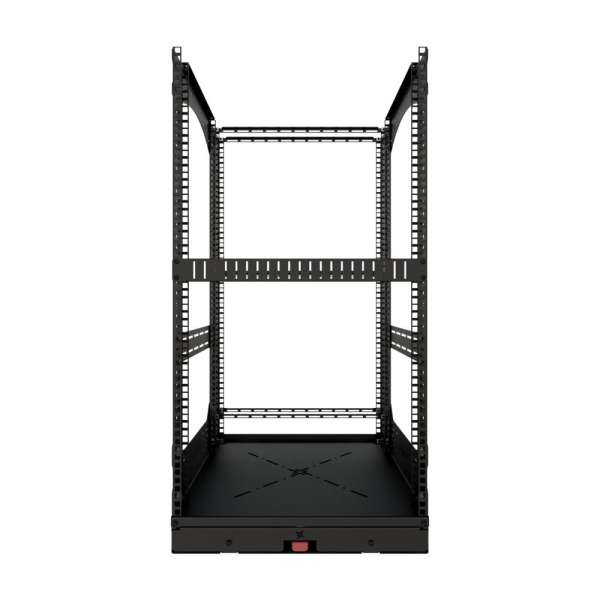 19" Auszieh- und drehbares Rack 20RU, 200kg Traglast, 490B x 510T x 963H