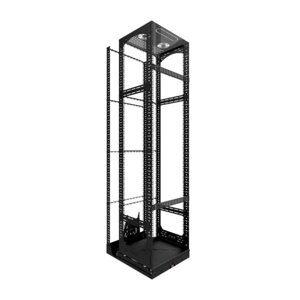 19" Ausziehbares und drehbares Rack 42RU, 125 kg Belastung, 490B X 615T X 1950H