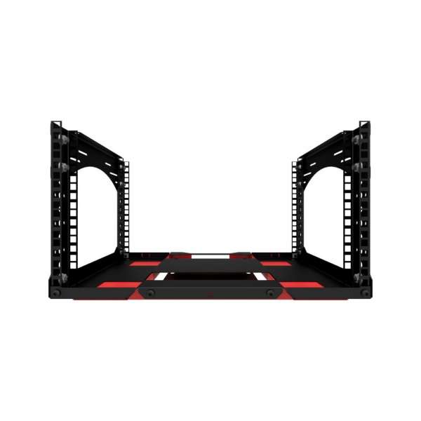 19" Rack, abnehmbarer Sockel mit 6RU, Tragfähigkeit 35 kg, 490B X 422T X 274H