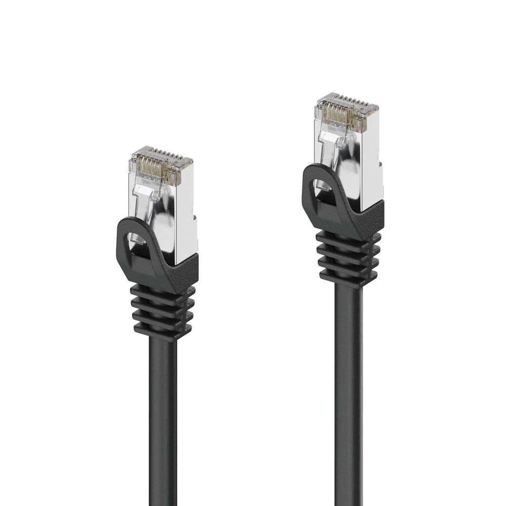 Cat.6a Patch Cable, RJ45, S/FTP, LSZH 0.25m, Black PureLink English