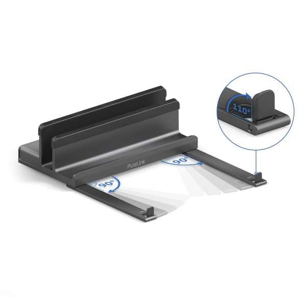 Vuelogic - USB-C Docking Stand - Multifunktionale Docking Station mit Laptop-Stand - 8K Unterstützung
