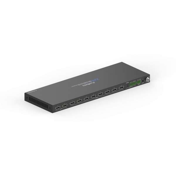 PureTools - 2x8 HDMI 2.1 Splitter / Switcher - 48Gbps - 8K (60Hz 4:2:0) 12 bit, Audio De-Embedding und Signal Management