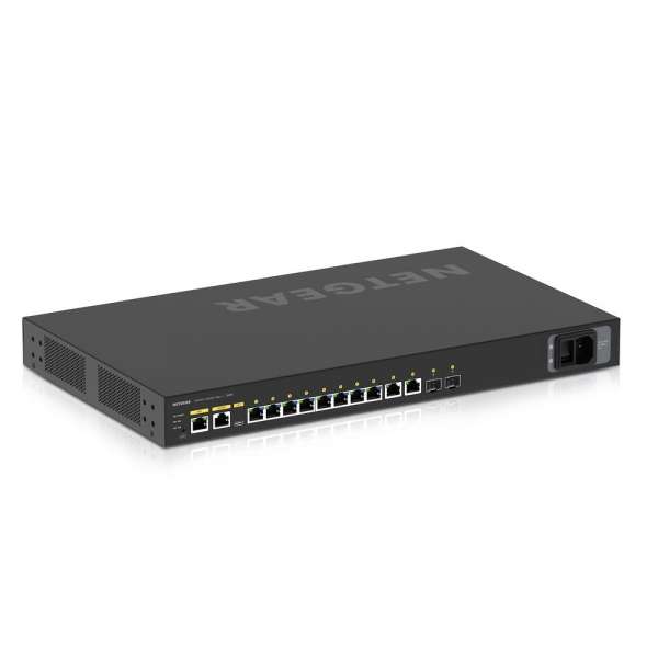 NETGEAR - M4250 12-Port 10G2XF PoE++ Stapelbarer Managed Switch (720W PSU)