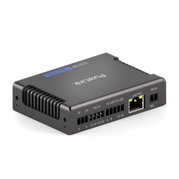 PureTools - Network Serial Port Expander - Ethernet, RS-232, RS-485, I/O und IR-Steuerung mit PoE-/Gleichstromversorgung
