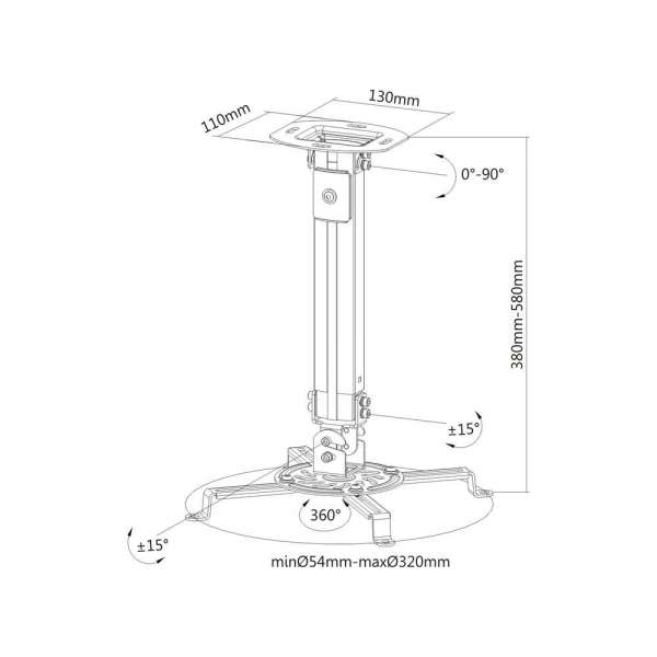 PureMounts® Projektor Halterung